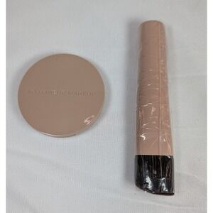 No Makeup Makeup Blush + Lip Pink Cream Balm and Angled Blush Brush Set